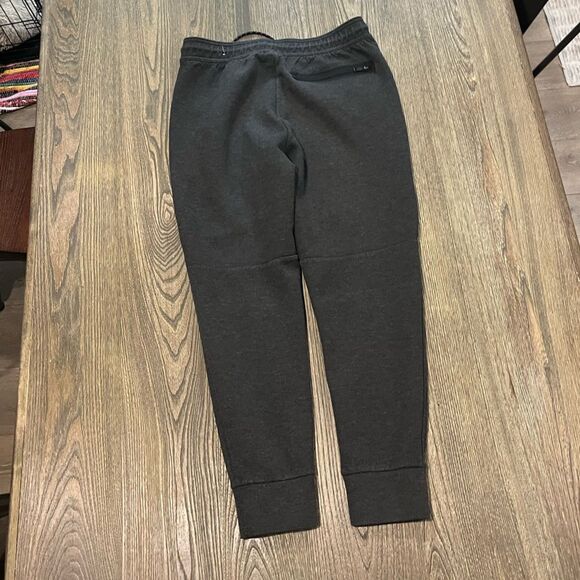 American Eagle Jogger Pants Mid Rise Elastic Waist Zipper Pockets Gray Size M - Picture 10 of 10